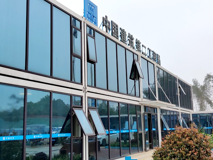 办公用集装箱房出租项目,中建二局案例